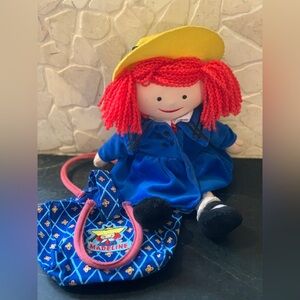 MADELINE VINTAGE PLUSH DOLL | Includes Bag & Outfits